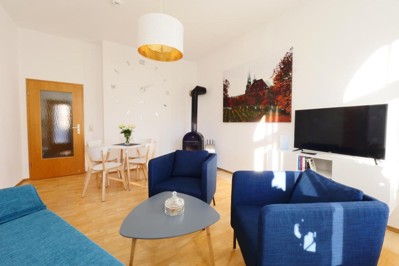 Wohnung Mit Blick Auf Die Zitadelle Petersberg - 3 Zimmer Erfurt Exterior photo